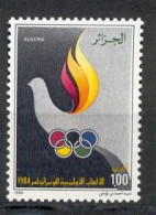 Année 1984-N°812 Neuf**MNH : Jeux Olympiques De Los Angeles (Colombe,anneaux Et Flamme Olympiques - Algérie (1962-...)