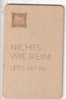 FRANCIA  KEY HOTEL   Ibis Budget. Nichts Wie Rein !  -     Wooden Card. - Hotel Keycards