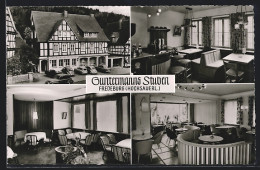 AK Fredeburg / Sauerland, Gasthaus Gutermanns Stuben Mit Parkplatz, VW Käfer  - Autres & Non Classés