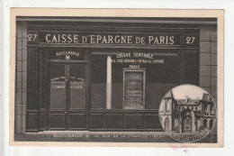 CP 75 BANQUES Caisse D''Epargne De Paris - Banken