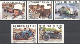 Niger 1981, Sport, History Of Formula 1, 5val IMPERFORATED - Cars