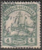 Deut. Kolonien-Deutsch-Südwestafrika: 1906, Freimarke: Mi. Nr. 31, Pfg. Kaiseryacht,  Bahnpoststpl. - German East Africa