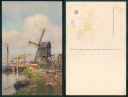 [ OT 016229 ] - PAINTING  COUNTRY - MOINHO WATERMILL MOULIN EAU MOLEN - Malerei & Gemälde