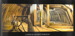 [89] Yonne > Château De SAINT-FARGEAU  Charpente Charpentes Frame  GRAND FORMAT 21 X 11 Cms *PRIX FIXE - Saint Fargeau