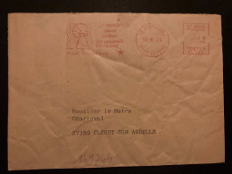 LETTRE EMA NC 300 à 042 Du 06 6 75 49 TREMENTINES MAINE ET LOIRE + LE MONDE ENTIER UTILISE LES APPAREILS BODET + CLOCHE - Freistempel