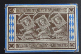 Bayern Einführung Der Neuen Briefmarken 1916 Feldpost Fürth    #AK6409 - Sellos (representaciones)