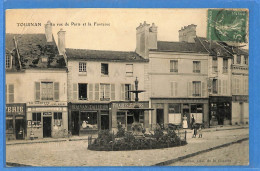 77 - Seine Et Marne - Tournan - La Rue De Paris Et La Fontaine (N15784) - Tournan En Brie