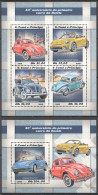 Hm1170 2018 Sao Tome & Principe Volkswagen First Beetle Cars #8035-8+Bl1456 Mnh - Cars