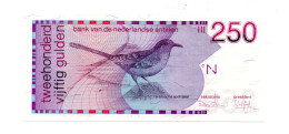 NEDERLAND PAYS-BAS ANTILLE 250 GULDEN 31.3.1986 UNC - Antilles Néerlandaises (...-1986)