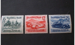 GERMANIA GERMANY ALLEMAGNE DEUTSCHLAND III REICH 1939 Automobile Exhibition In Berlin MNHL - Neufs