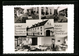 AK Saxen /O.Ö., Pension Und Fleischhauer Gasthof Gusenbauer, Mit Innen- Und Gartenansichten, Inh. Alfons Ginther  - Other & Unclassified