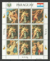 Ec173 1985 Paraguay Art Paintings Rubens Michel 24 Euro 1Kb Mnh - Other & Unclassified