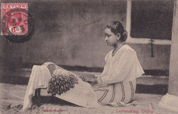 Lacemaker From Ceylon Sri Lanka P. Used - Artigianato