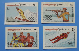 CAMBODGE / CAMBODIA/ Olympic Sarajevo'84 . 1983 ( Imperf ) - Cambodia