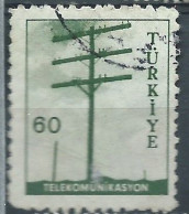 TURQUIE - Obl - 1960 - YT N° 1437-Industries Et Technologies - Autres & Non Classés