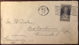 Etats-Unis, N°270 Sur Enveloppe D'Atlantic City, N.J. 13.3.1928 Pour L'Allemagne - (B2821) - Poststempel