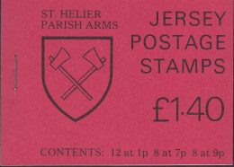 JERSEY  Markenheftchen 0-21, Postfrisch **, Pfarrgemeinden, 1980, St. Helier - Jersey