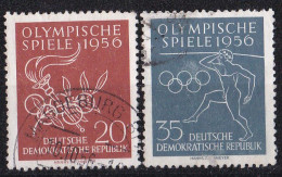 (DDR 1956) Mi. Nr. 539-540 O/used (DDR1-1) - Used Stamps