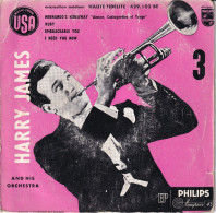 HARRY JAMES 3  - FR EP - HERNANDO'S HIDEAWAY + 3 - Instrumental