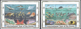 Pk067 Dominica Fish & Marine Life International Year Ocean 2Kb Mnh Stamps - Vie Marine