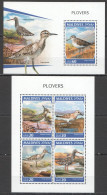 Hm0657 2018 Maldives Plovers Birds Fauna #8020-3+Bl1270 Mnh - Other & Unclassified