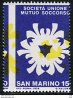 Unione Mutuo Soccorso Senza Stampa Del Rosso - Unused Stamps