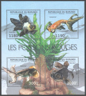 2012 2778 Burundi Fauna - Fish MNH - Ongebruikt