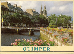 *CPM - 29 - QUIMPER - L'Odet Et La Cathédrale St Corentin - Quimper