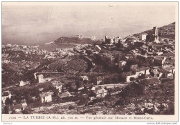CPA  06 - LA TURBIE - Vue Gle Sur Monaco Et Monte Carlo - La Turbie