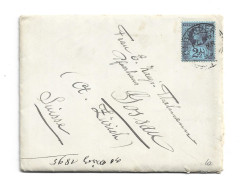 GREAT BRITAIN UNITED KINGDOM UK ENGLAND - 1895 COVER TO SWITZERLAND - Andere & Zonder Classificatie