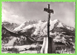 LE MONETIER LES BAINS / LE REMONTE PENTE ET LE MASSIF DU ROC NOIR.... / Carte écrite En 1950 - Autres & Non Classés