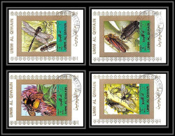 0237/ Umm Al Qiwain 4 Blocs Papillons (Butterflies) Insectes (insects) - Andere & Zonder Classificatie