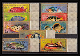 0227/ Umm Al Qiwain N° 189/197 A Poissons (Fish Of The Arabian Gulf) Poste Aérienne (airmail Pa) - Fishes