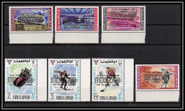 0221/ Umm Al Qiwain N°254/260 Tokyo 64 Overprint Surchargé MEXICO 68 Jeux Olympiques Olympic Games** Mnh - Umm Al-Qaiwain