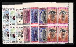 0221a/ Umm Al Qiwain N°254/260 Tokyo 64 Overprint Surchargé MEXICO 68 Jeux Olympiques Olympic Games** Mnh Bloc 4 - Summer 1964: Tokyo