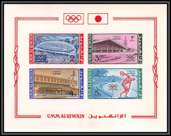 0220/ Umm Al Qiwain Bloc N°1 B Tokyo 1964 Non Dentelé Imperf ** MNH Jeux Olympiques Olympic Games - Summer 1964: Tokyo