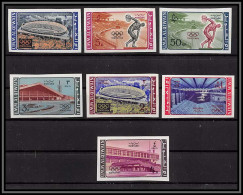 0219c/ Umm Al Qiwain N°19/25 B Tokyo 1964 Non Dentelé Imperf ** MNH Jeux Olympiques Olympic Games - Summer 1964: Tokyo