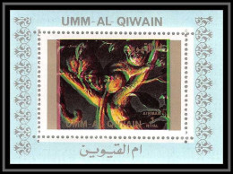 0198/ Mi 1539 Lemur Lemurien Animaux Animals Décalage Des Couleurs Color Shift Error Umm Al Qiwain Deluxe Bloc ** MNH  - Umm Al-Qiwain