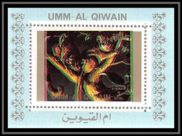 0198/ Mi 1539 Lemur Lemurien Animaux Animals Décalage Des Couleurs Color Shift Error Umm Al Qiwain Deluxe Bloc ** MNH  - Autres & Non Classés