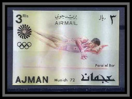 0194/ Ajman ** MNH Michel N°1441 Gymnastique Parallel Bars..jeux Olympiques (olympic Games)  - Ginnastica