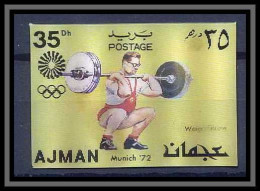 0193/ Ajman ** MNH Michel N°1438 Halterophilie Weightlifting Hammer Throwing Lancer De Poids Jeux Olympiques (olympic) - Weightlifting