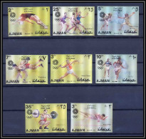 0186/ Ajman ** MNH Michel N°1434 /1441 Jeux Olympiques (olympic Games) Munich 1972 3d Stamps Timbres 3d - Ajman