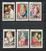 0180/ Umm Al Qiwain ** MNH Michel N° 483 / 488 B Albrecht Durer Peinture Tableaux Paintings Non Dentelé Imperf - Umm Al-Qaiwain