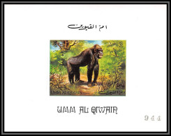 0173b/ Umm Al Qiwain ** MNH Michel N°479 B Gorille Gorilla Deluxe Miniature Sheet Amimaux Animals - Umm Al-Qaiwain