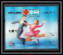 0155/ Umm Al Qiwain ** MNH Michel N°511 Patinage Figure Skating Timbre 3d Stamp Jeux Olympiques (olympic Games) Sapporo - Figure Skating