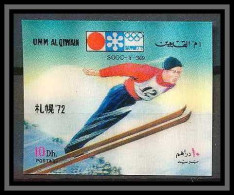 0153/ Umm Al Qiwain ** MNH Michel N°510 Saut à Ski Jumping Timbre 3d / 3d Stamp Jeux Olympiques (olympic Games) Sapporo - Umm Al-Qaiwain