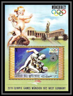 0145/ Umm Al Qiwain ** MNH Michel Bloc N°32 Munich 1972 Munchen 72 Lutte Wrestling Jeux Olympiques (olympic Games)  - Lutte