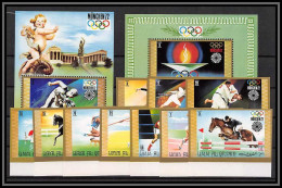 0146/ Umm Al Qiwain ** MNH Mi N°466/475 B Bloc N°32/33 Jeux Olympiques Olympic Games Munich 1972 Non Dentelé Imperf - Summer 1972: Munich