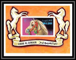 0136/ Umm Al Qiwain ** MNH Michel Bloc N°36 Cheval (horse - Horses) 1972 - Umm Al-Qaiwain