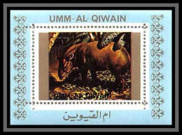 0119e/ Michel N°1542 Agouti Dasyprocta Rongeur Animaux Animals Umm Al Qiwain Deluxe Blocs ** MNH  - Roditori